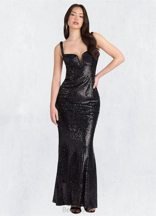 Kendra Petra Black Sequin Gown Atelier Dresses | Azazie DNP0022887